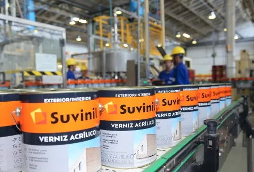 latas de tintas verniz acrilico Latas de tinta Suvinil Verniz Acrílica