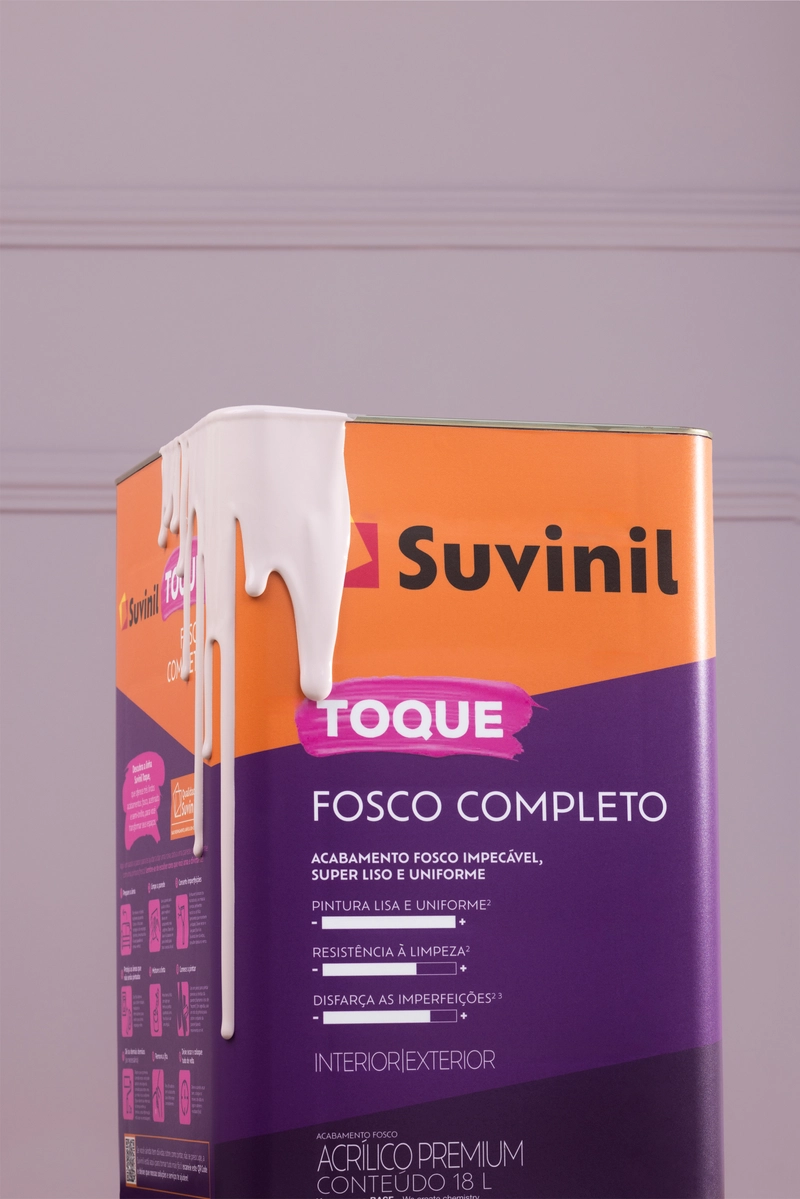 Lata de tinta Suvinil Toque Fosco Completo